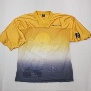 Vintage Arctic Shortee Shirt Mens 3XL Yellow Blue 03 Mesh Jersey Y2K Homie